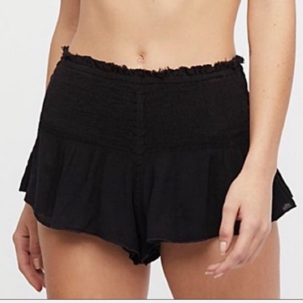 Free People Los Girl Smoked Shorts